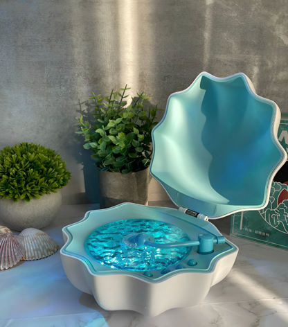 Shell Music Box with Projection Light
