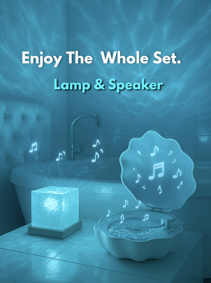 Shell Music Box with Projection Light